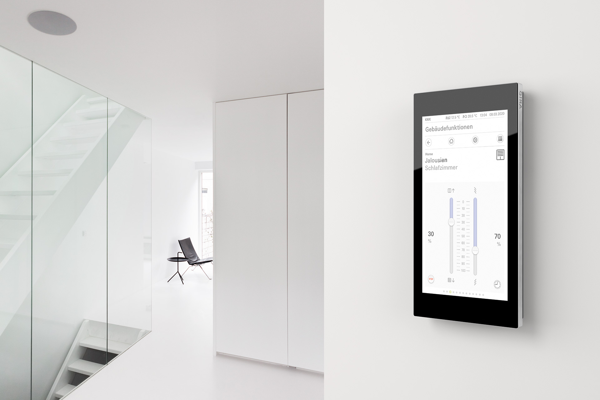 Tablet mit Smart Home Steuerung