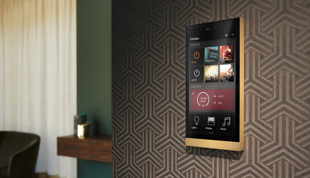 Smart Home Steuerung im modernen Wohnambiente